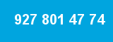 927 801 47 74 927 801 47 74